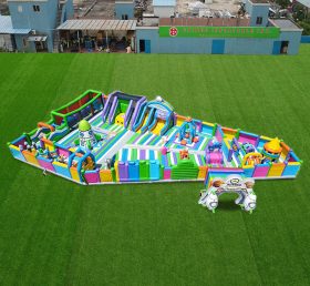 GF2-127 Индивидуальная красочная многоугольная большая надувная игровая площадка, надувной прыгающий замок