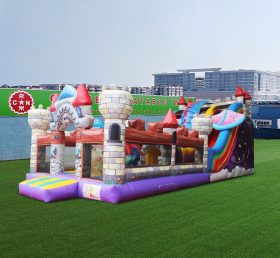 T8-4531 Надувная сухая горка Dragon Castle