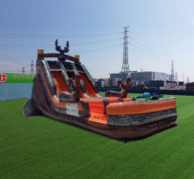 T8-4561 20-футовая горка Buck Shot с двойной полосой