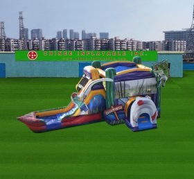 T2-7004 Откатной дом и сухая горка для ловли окуня