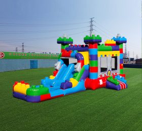 T2-7051 Комбинированные блоки Mega Blocks для влажной уборки с бассейном