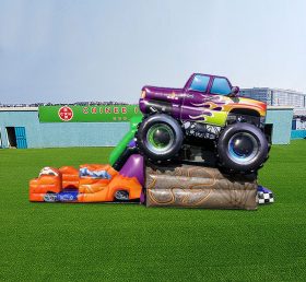 T2-7055 Комбинированный дом-качалка и горка Monster Truck