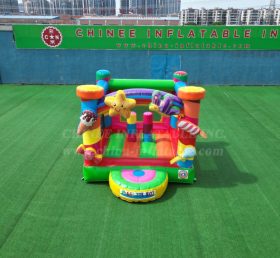 T2-4565C Радужная Карамельная Вечеринка Надувной Батут