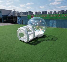 Tent1-505B Прозрачная тоннельная пузырчатая палатка для кемпинга на открытом воздухе