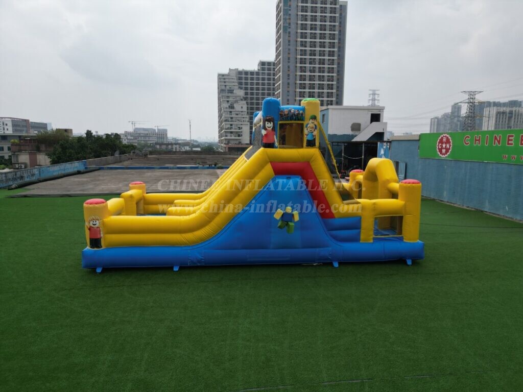 T8-8051 Roblox Inflatable Dry Slide