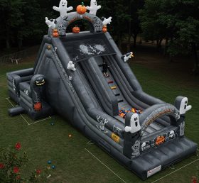 T8-8084 Хэллоуин надувная сухая горка