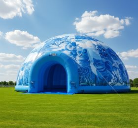 Tent1-4817 Синий Кот Надувной Купол