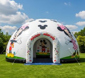 Tent1-4859 надувной купол Микки и Минни