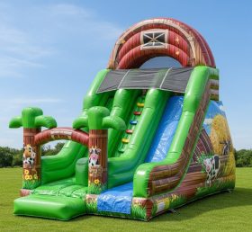 T8-8171 Надувная горка в фермерском стиле