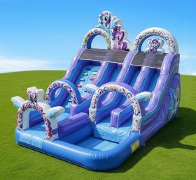 T8-8495 Надувная водная горка в стиле My Little Pony