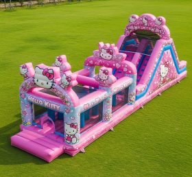 T7-3626 Надувные полосы препятствий Hello Kitty