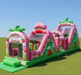 T7-3669 Надувные полосы препятствий Strawberry Shortcake