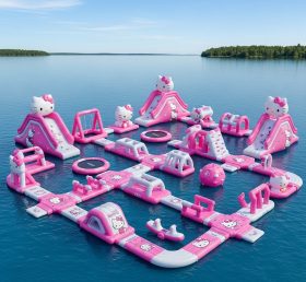S215 Надувной аквапарк в стиле Hello Kitty