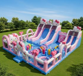 GF2-285 Надувной парк в стиле Hello Kitty