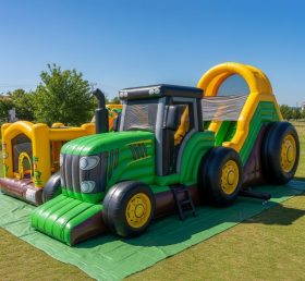 T6-6337 Игровая площадка с надувной тематикой «Монстер-траки»