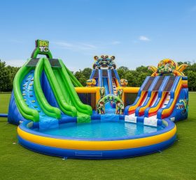 Pool3-235 Водный парк в стиле Бен 10