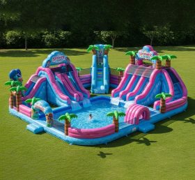 Pool3-371 Водный парк бассейна в тематике Shimmer & Shine