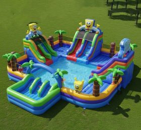 Pool3-380 Водный парк с темой Губки Боба
