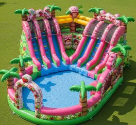 Pool3-383 Водный парк с тематикой Клубники Шорткейк