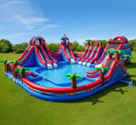 Pool3-387 Водный парк в стиле Супермена