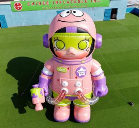 Cartoon3-197 Розовый астронавт Космос Pop Mart надувные мультяшки