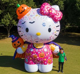 Cartoon3-358 надувные мультфильмы Hello Kitty на Хэллоуин