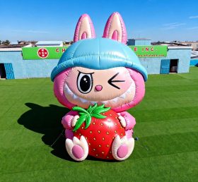 Cartoon3-706 Pop Mart Labubu с клубникой надувной мультяшный персонаж