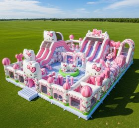 GF2-627 Парк надувной в стиле Hello Kitty