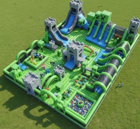 GF2-656 Надувной парк в стиле Minecraft
