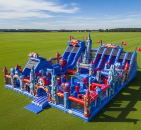 GF2-721 Батутный парк в супергеройской тематике