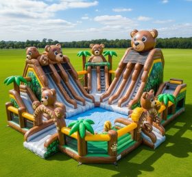 Pool3-431 Водный парк с бассейном в медвежьей тематике