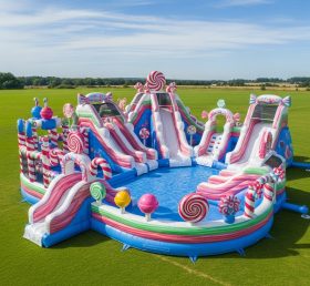 Pool3-437 Водный парк в конфетной тематике