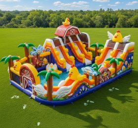 Pool3-440 Парк водных развлечений с куриной тематикой