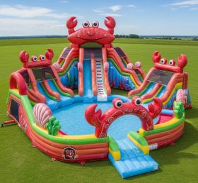 Pool3-446 Водный парк с темой краба