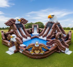 Pool3-458 Бассейн Водный Парк с Темой Орла