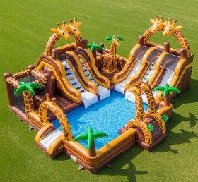 Pool3-471 Бассейн-аквапарк в стиле жирафа