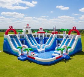 Pool3-475 Бассейн в тематике больницы Водный парк