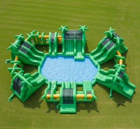 Pool3-478 Водный парк с джунглями