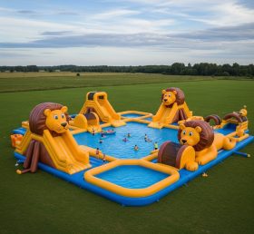 Pool3-485 Водный парк с львиной тематикой