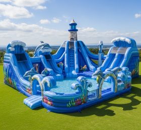 Pool3-498 Водно-парковый бассейн с океанской тематикой