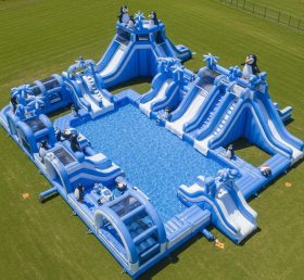 Pool3-508 Водный парк бассейна в стиле пингвина