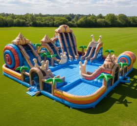 Pool3-530 Водный парк с тематикой улитки