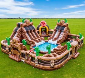 Pool3-548 Водный парк в стиле Дикого Запада