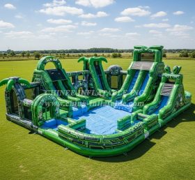 Pool3-572 Водный парк с бассейном в стиле Бен 10