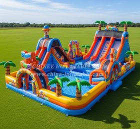 Pool3-576 Водный парк с бассейном в стиле Blippi Wonders