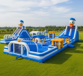 Pool3-594 Водный парк с бассейном в стиле Дональда Дака