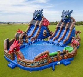 Pool3-614 Водный парк с тематикой «Как приручить дракона»