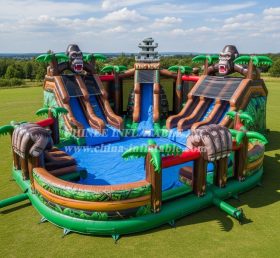 Pool3-616 Водный парк в стиле Кинг-Конга