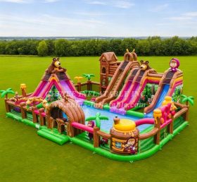 Pool3-631 Водный парк бассейна с тематикой Маша и Медведь