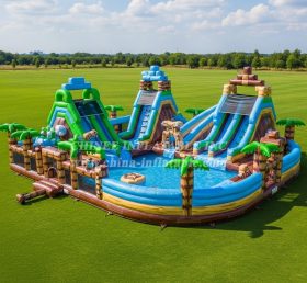 Pool3-637 бассейн-аквапарк в стиле Minecraft